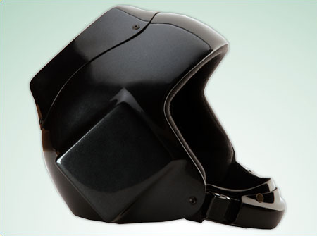 Парашютный шлем воздушного оператора имеет широкий угол обзора